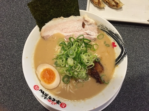 「特濃ふくちあんラーメン 大盛り+餃子」@旨ラーメン ふくちあん 本店の写真
