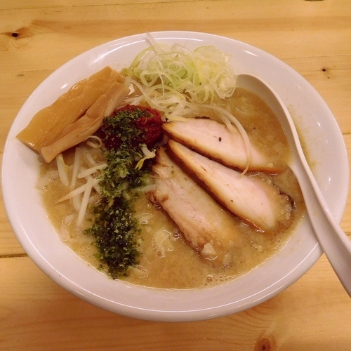 「山形辛味噌（820円）」@味噌ぶり noodle みやみやの写真