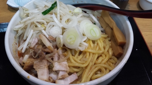 「あえめん820円ライス100円」@味噌麺処 花道庵の写真