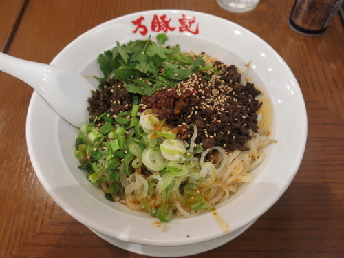 「汁なし担々麺：810円」@万豚記 飯倉店の写真