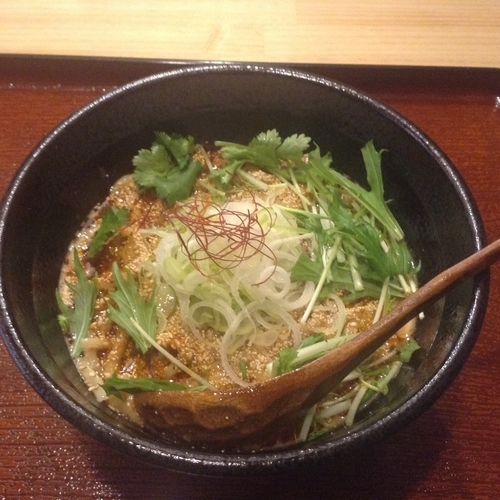 「熊八坦々麺中辛」@森下の小粋な長屋ラーメン 熊八の写真