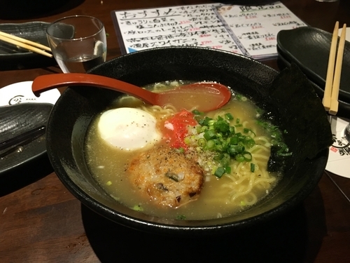 「かま鶏コラーゲンラーメン」@屋根裏処 かま鶏の写真