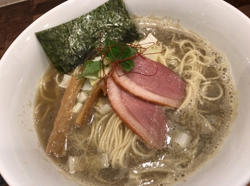 「限定)鴨油の煮干ラーメン」@麺屋 葵の写真