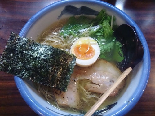 「柚子塩らーめん¥980」@AFURI 恵比寿の写真