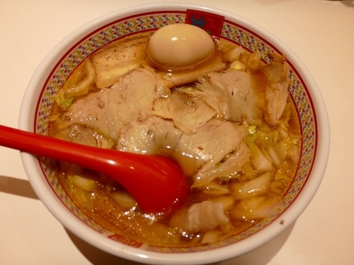 「小チャーシュー煮玉子ラーメン¥930」@どうとんぼり神座 アトレ恵比寿店の写真
