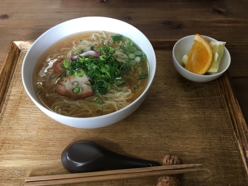 「牛骨ラーメン」@道の駅はわい お食事WAKABAの写真