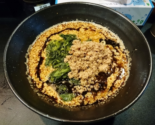 「黒の修羅場(修羅1号) 850円」@地獄の担担麺 護摩龍 百人町総本山の写真