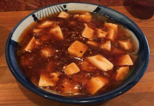 「マーボ－麺･ミニライス付(本日のおすすめ)650円」@らーめん大紅の写真