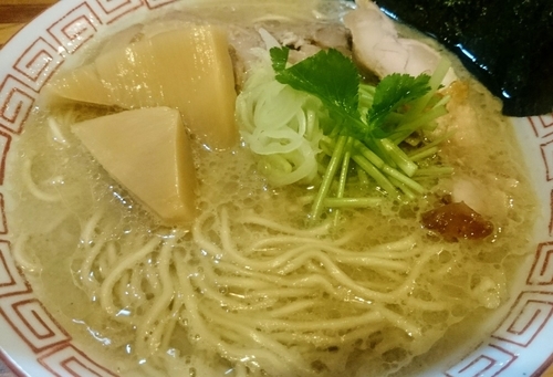 「荒濾しホタテ（１２０食限定）」@鮮魚らーめん 五ノ神水産の写真