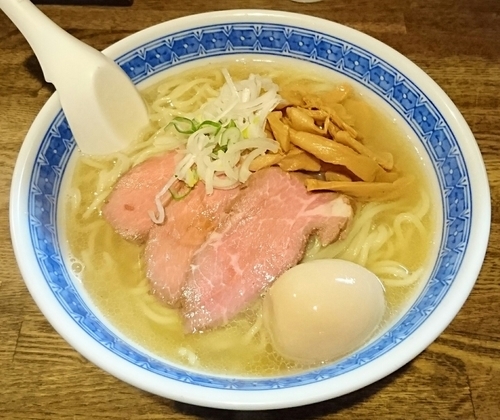 「中華そば 塩 大盛＋特増し」@燦燦斗の写真