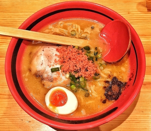 「えびみそ(そのまま・太麺) 780円」@えびそば一幻 新宿店の写真