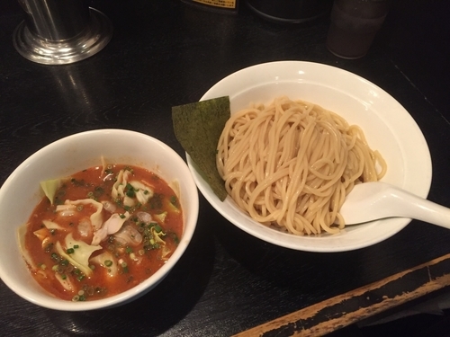 「アサリとキャベツの春のピリ辛つけ麺¥800」@大勝軒まるいち 大宮店の写真