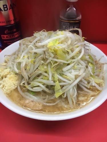 「小ラーメン　＋　ニンニク」@ラーメン二郎 松戸駅前店の写真