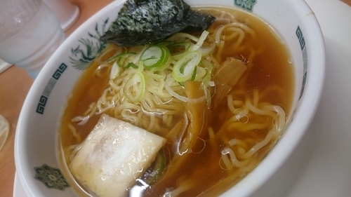 「中華そばミニ２００円」@日高屋 磯子駅前店の写真