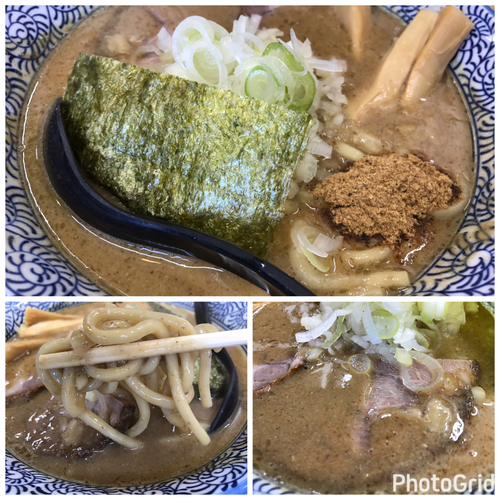 「濃厚狼煙ラーメン 800円 並200g」@狼煙 大宮店の写真