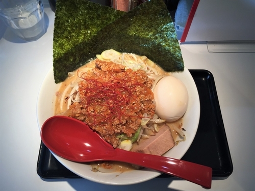 「麻辣肉3SOらーめん(880円)」@RA-MEN 3SOの写真