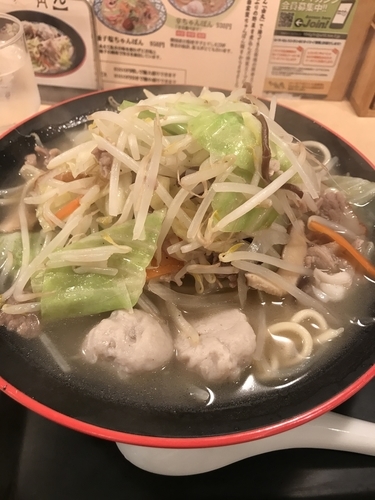 「平戸ちゃんぽん（野菜増量サービス）」@ちゃんぽん由丸 日本橋店の写真