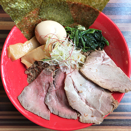 「全部のせ油そば」@RAMEN DINING JinGuの写真