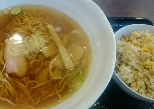 「半チャンラーメン（ランチ９００円）」@日本橋 大勝軒の写真