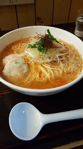 「あら炊き辛塩らあめん大盛」@麺屋 海神の写真