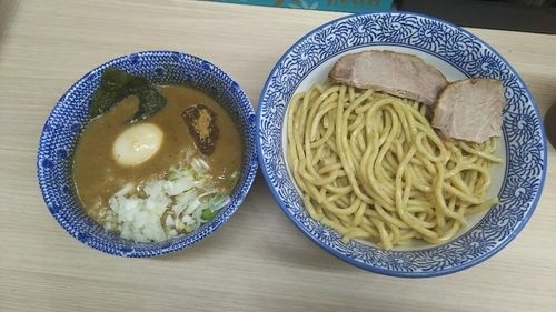 「あつもり中＋半熟味付玉子」@狼煙 大宮店の写真