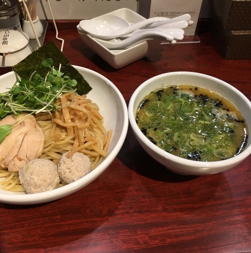「つけ麺並（￥580）＋専用トッピング（￥200）」@鶏だし中華そば かね壱 KANEICHIの写真