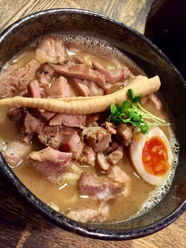 「らーめん ￥750」@燈の車の写真