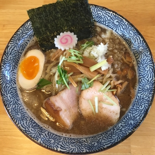 「魚介とんこつ 濃口 (800円)」@オサカナトンチャンの写真