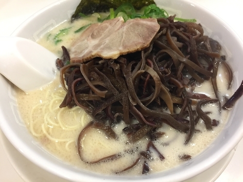 「きくらげラーメン」@博多天神 池袋店の写真