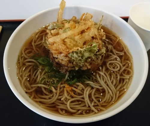 「かきあげそば（580）」@道の駅 さかいの写真