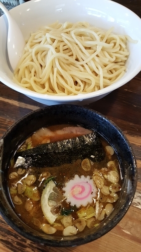 「つけめん大盛」@麺座でんの写真