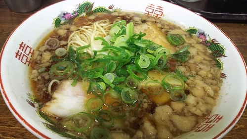 「尾道ラーメン唐揚げセット」@尾道ラーメン 一丁の写真