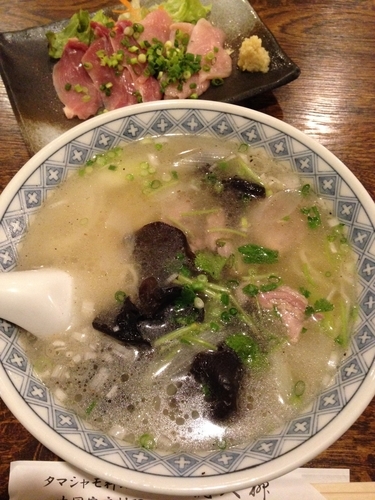 「しゃもラーメン」@穂久柳の写真