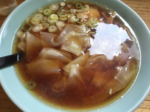 「ワンタンメン800円」@手打ラーメン いさみの写真