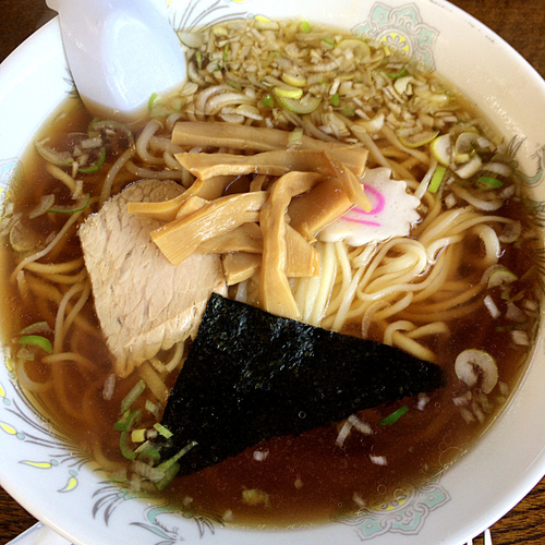 「ラーメン　600円」@手打ラーメン祇園の写真