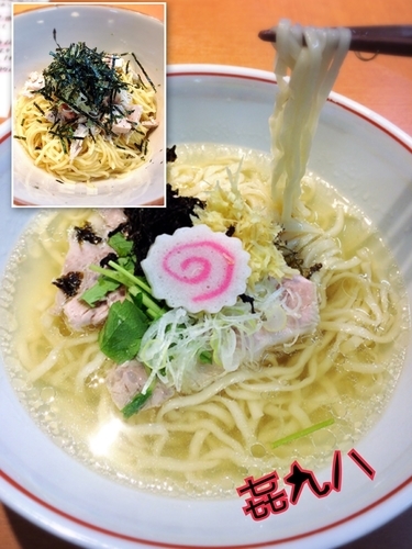 「生姜中華そば￥750＋かに和え玉￥250」@㐂九八 ～garage～の写真