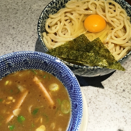「卵かけつけ麺（400ｇ）」@麺や 武蒼の写真