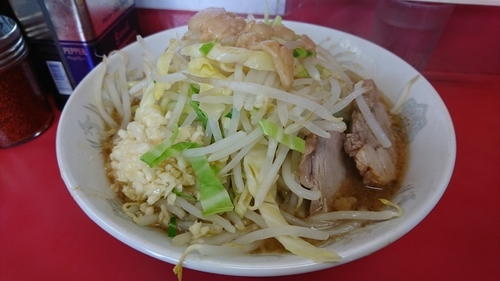 「小ラーメン ￥ 650」@ラーメン二郎 環七一之江店の写真