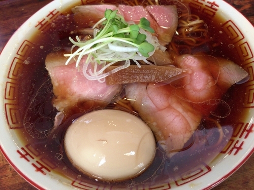 「味玉中華そば」@中華そば しば田の写真