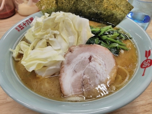 「ラーメン(中盛）」@信州五十六家 宗賀店の写真
