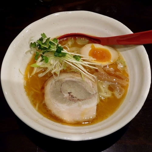「えび鶏白湯ラーメン（800円）」@麺処GAKUの写真