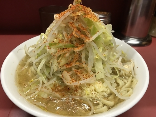 「ラーメン 小 700円 ニンニク」@ラーメン二郎 ひばりヶ丘駅前店の写真
