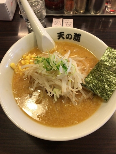 「味噌ラーメン（750円）」@らーめん 天の道の写真