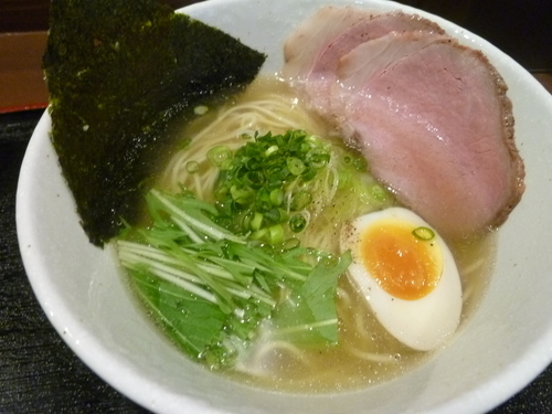 「牛骨しお」@麺屋 小野万の写真