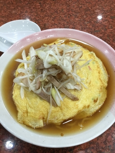 「冷やし天津麺648円」@餃子の王将 東大成店の写真