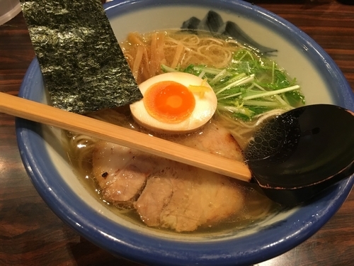「柚子塩ラーメン」@AFURI 中目黒店の写真