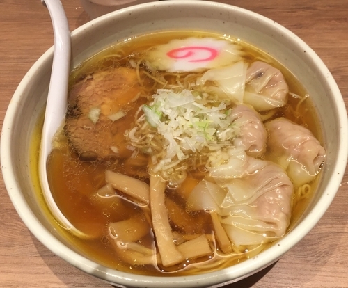 「ワンタンメン（￥900）」@一文無の写真