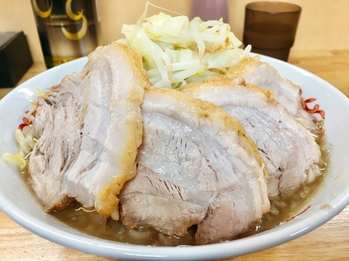 「☆小ラーメン豚増し☆」@ラーメン 登良治郎の写真