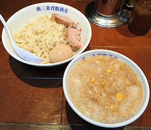 「つけめん＋味玉」@燕三条中華そば ぎと家 武里本店の写真
