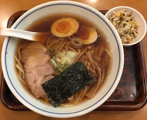 「煮玉子らあめん800円」@好日の写真
